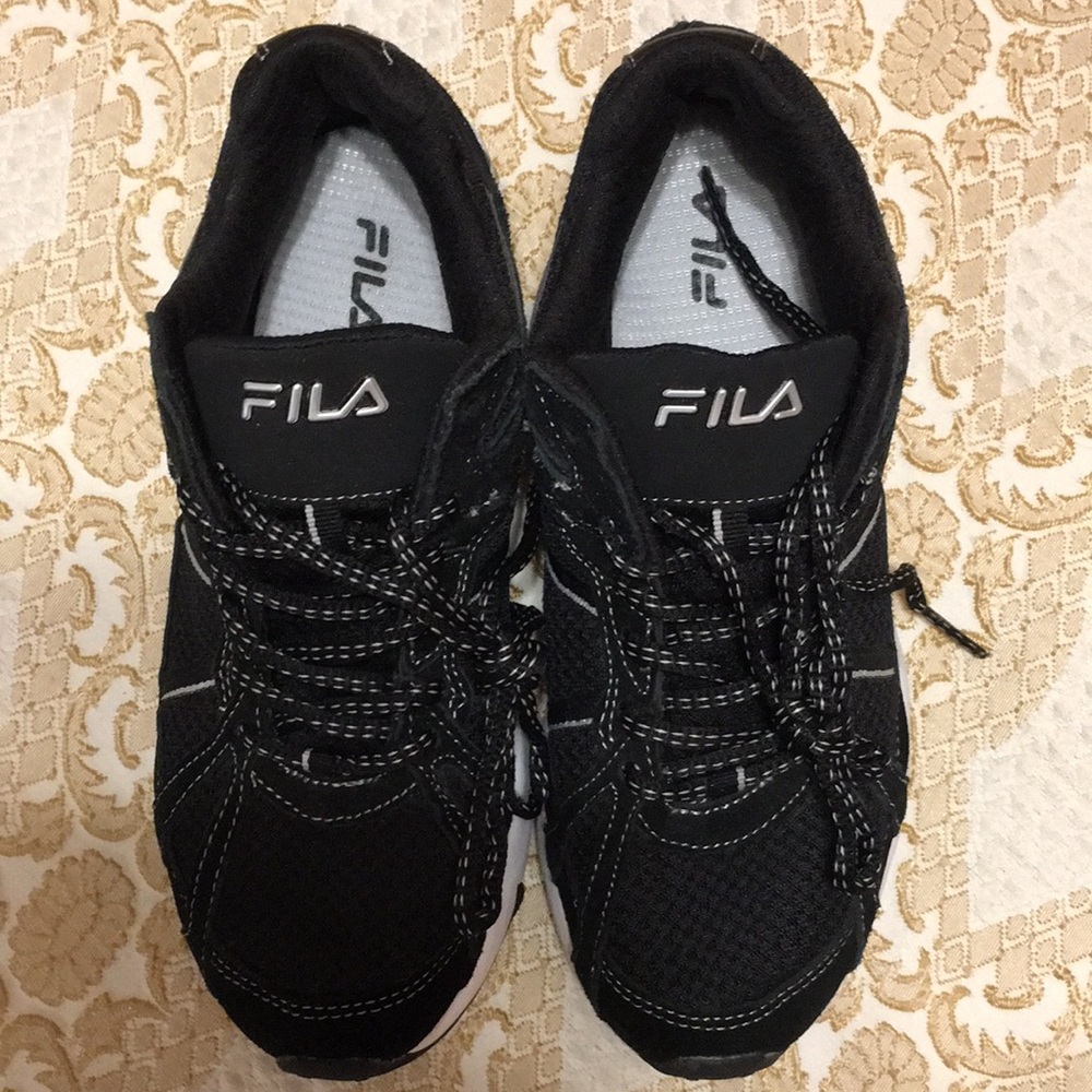 Women’s FILA Black 5SC60044-010 size 8 M dsl lite Sneaker - Picture 3 of 12